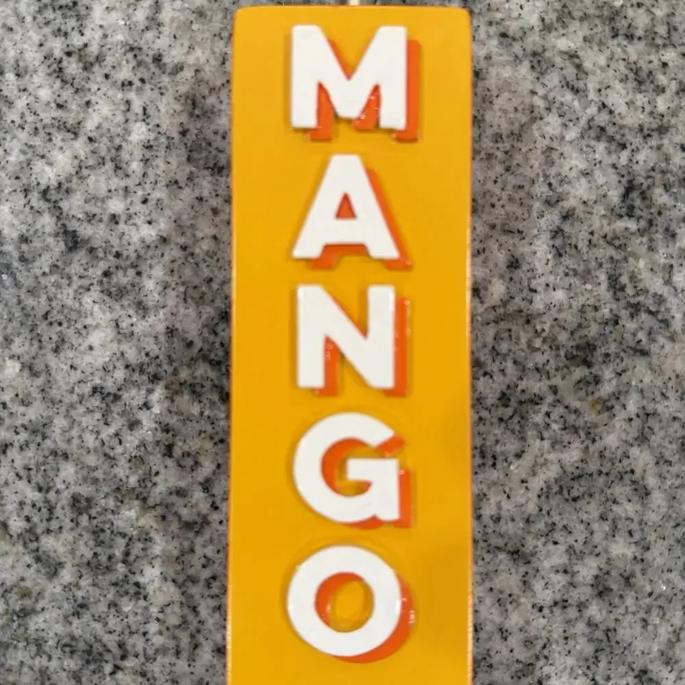 Golden Road Brewing- MANGO CART- Wheat Ale- Beer Tap/Handle Multicolor Umbrella
